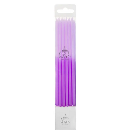 Purple Ombre Candles